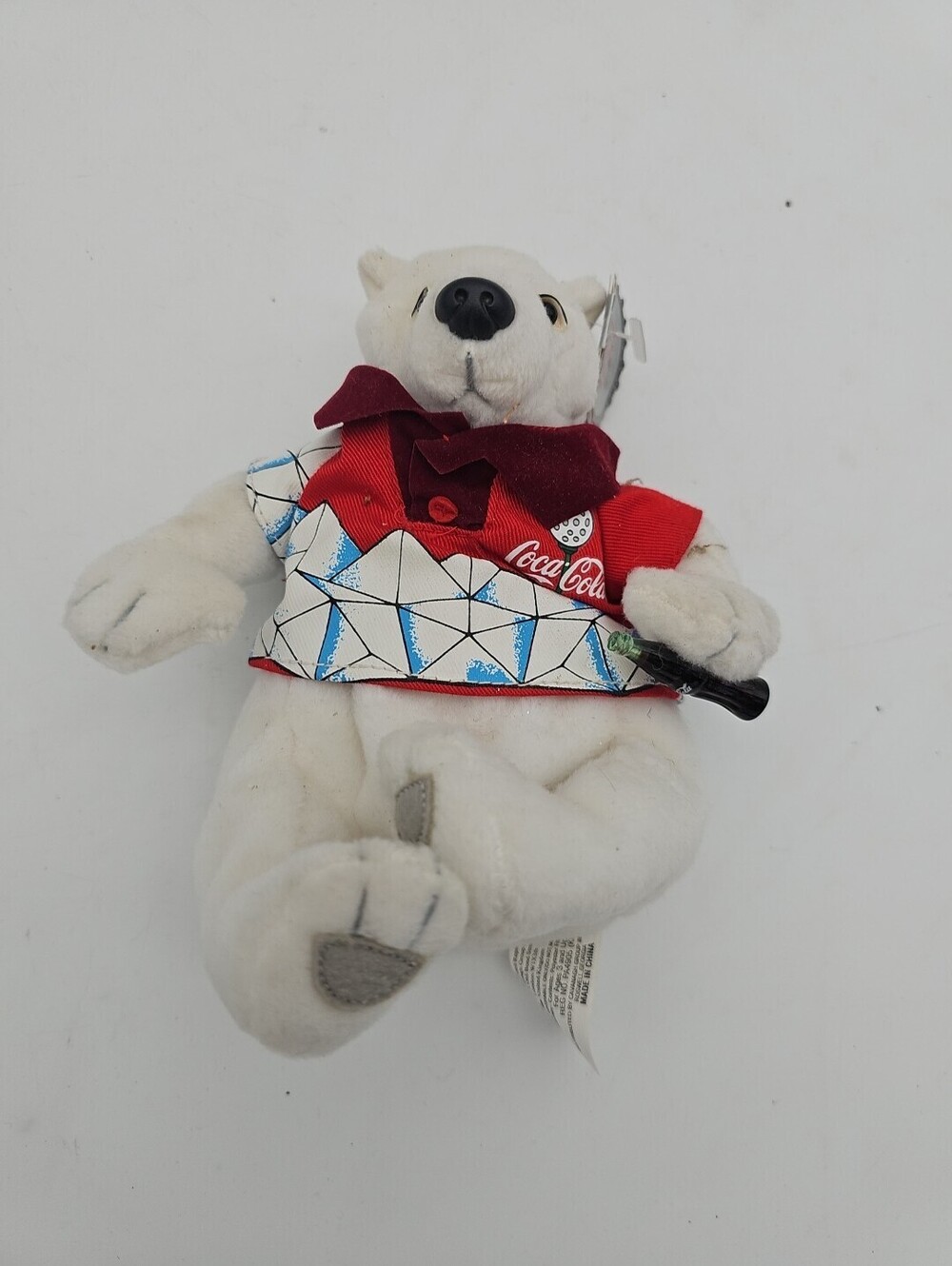 (Coca Cola) Polar Bear in Red Golf Shirt - #CAV06